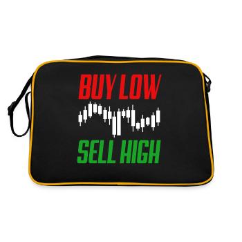 Exchange Currency Wall Street Trader Forex - Retro Bag - black/gold - Back