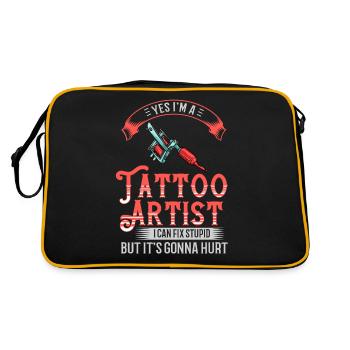 Tattoo Tattoo Tattoo Machine Tattoo Machine - Retro Bag - black/gold - Back