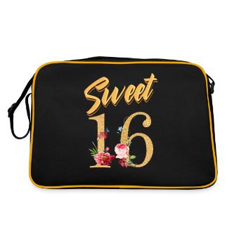 Doux 16e anniversaire - Sac Retro - noir/or - Dos