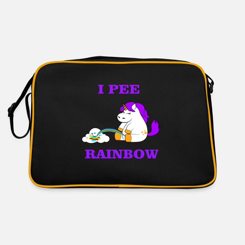 I Pee Rainbow Magical Peeling Retro Bag