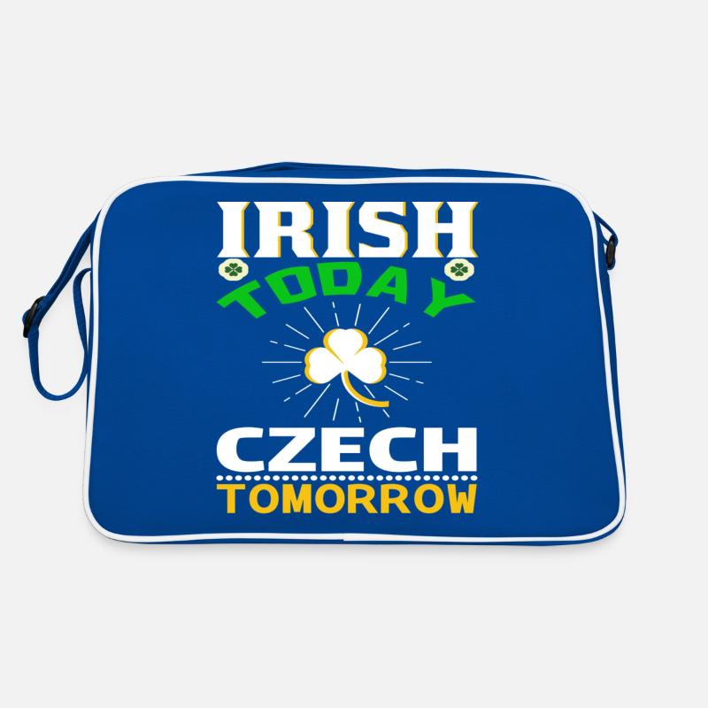 Ich bin aus Irland Spruch Retro Tasche