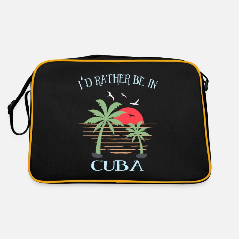 Cuba - Retro Tasche - Schwarz/Gold