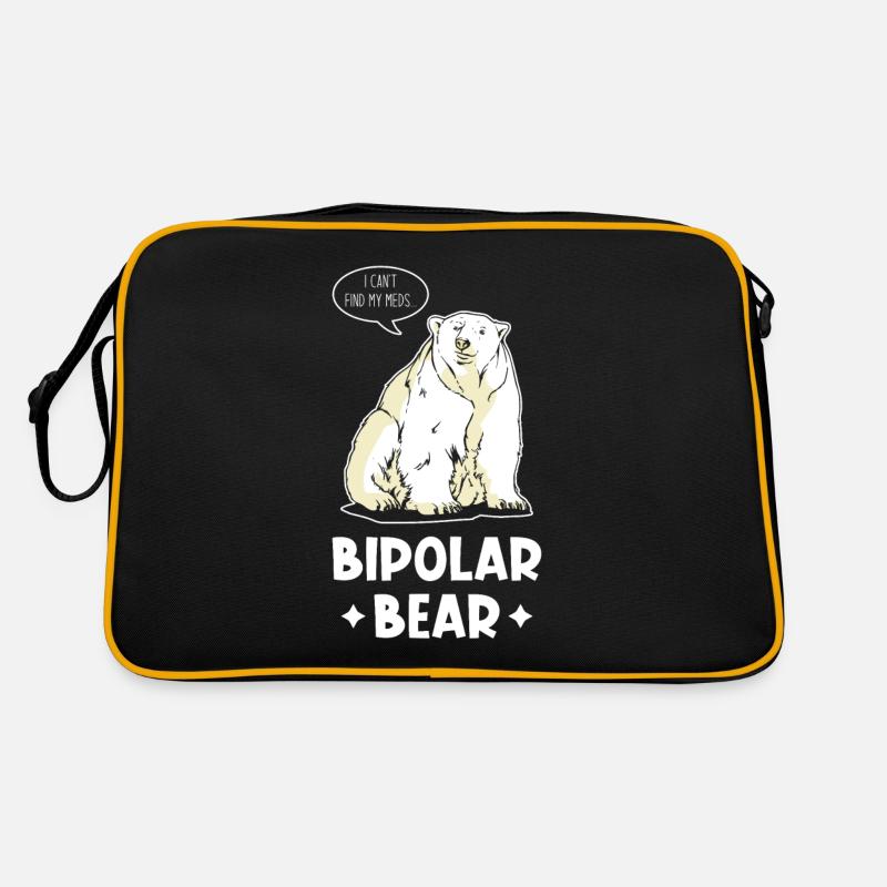 Bipolar Bär Retro Tasche