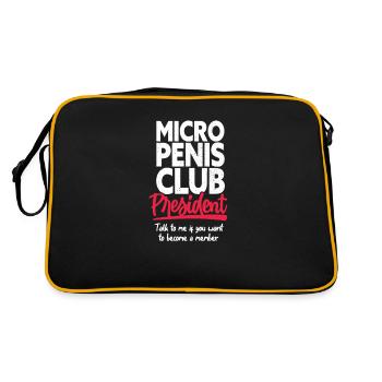 To become a member in the Micropenis club, ask the - Sac Retro - noir/or - Dos