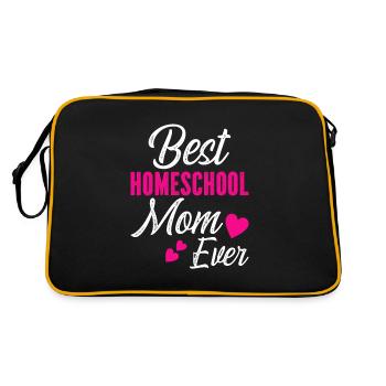 Best Homeschool Mom Ever - Retro Bag - black/gold - Back