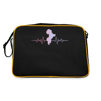 Shih-Tzu - Sac Retro - noir/or - Dos