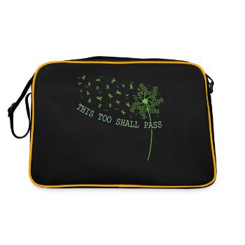 Mental Health Positive Energy - Retro Bag - black/gold - Back