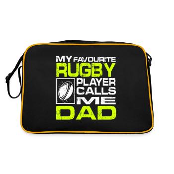 Rugby Papa - Sac Retro - noir/or - Dos