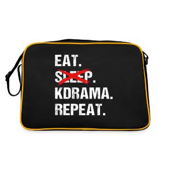 Kpop Kdrama - Sac Retro - noir/or - Dos