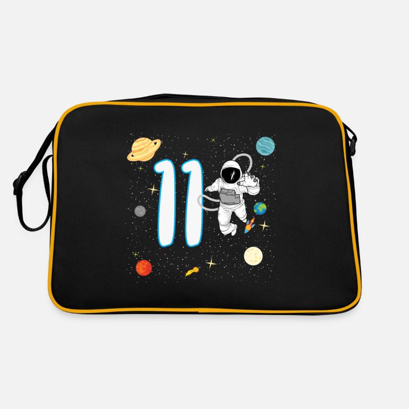 11ème anniversaire 11 ans astronaute Planète de l’espace Sac Retro