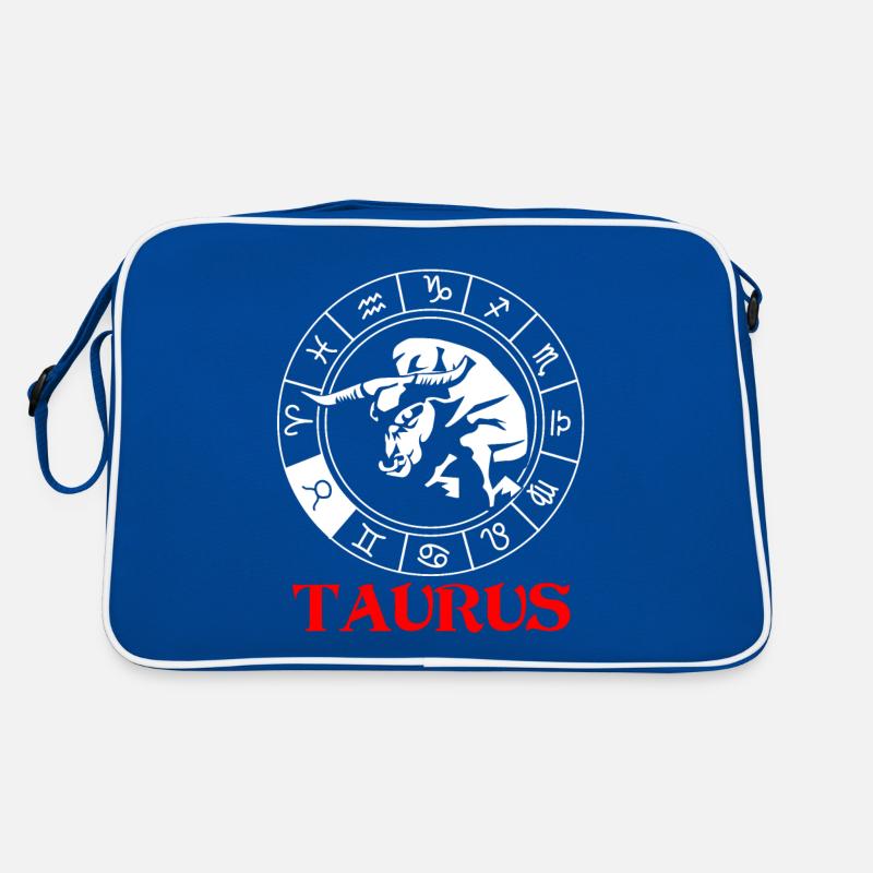 Stier Sternzeichen Retro Tasche