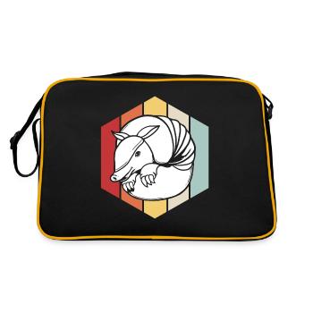 Tatoué - Sac Retro - noir/or - Dos