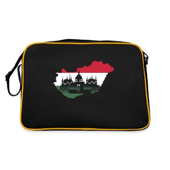 Hongrie Budapest - Sac Retro - noir/or - Dos