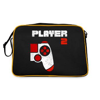 Player 1 Player 2 Gamer Partner Look - Retro Bag - black/gold - Back