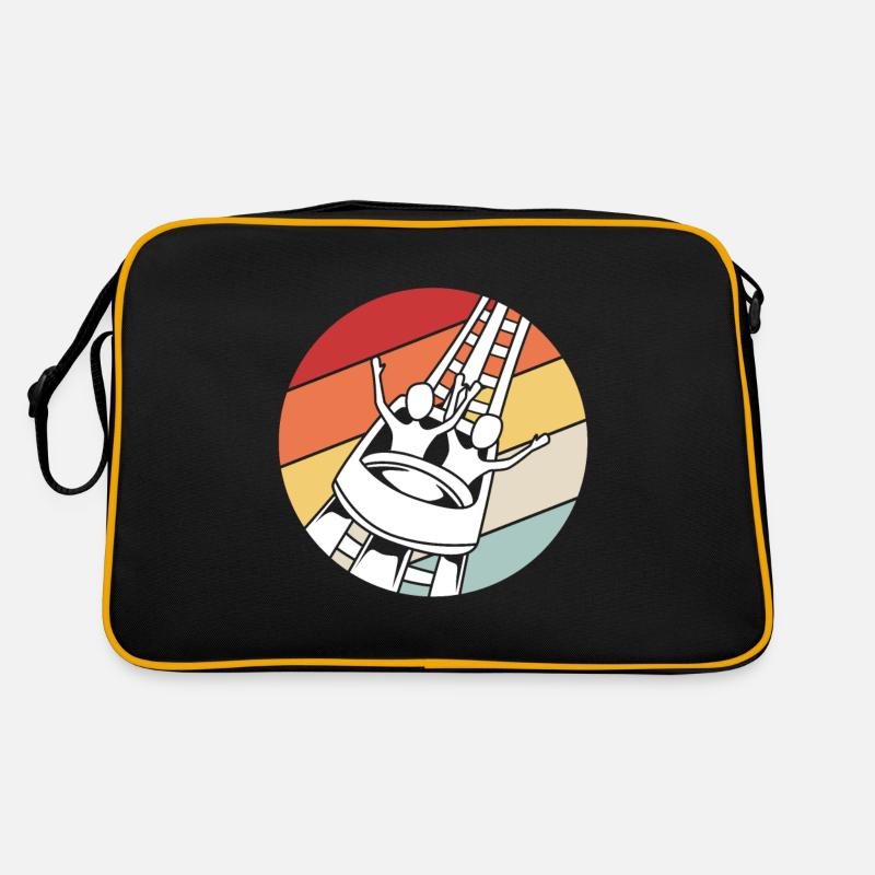 Achterbahn Retro Tasche