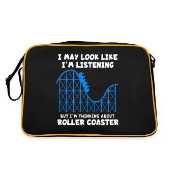 Roller coaster - Retro Bag - black/gold - Back