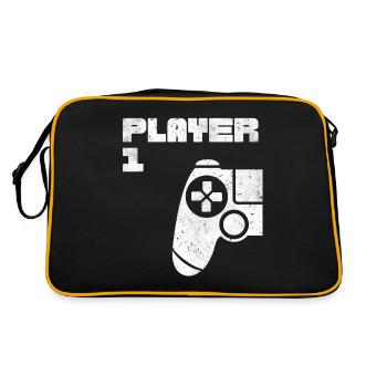 Player 1 Player 2 Gamer Partner Look - Retro Bag - black/gold - Back