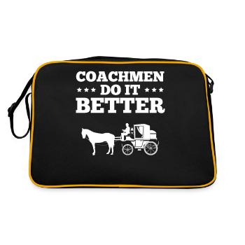 Cocher cocher cheval - Sac Retro - noir/or - Dos