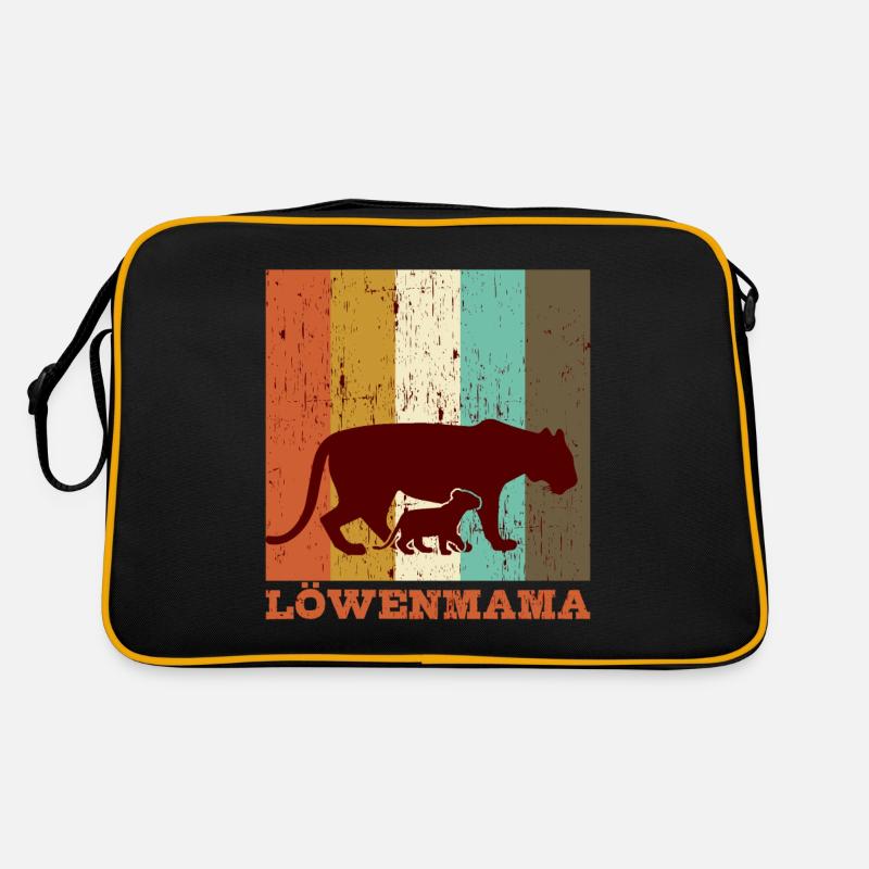 LÖWENMAMA Muttertag Mama Mami Retro Tasche