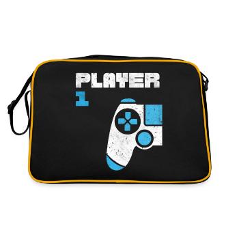 Player 1 Player 2 Gamer Partner Look - Retro Bag - black/gold - Back