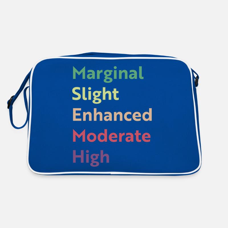 Marginal leicht aufgewertetes moderates Hoch Retro Tasche