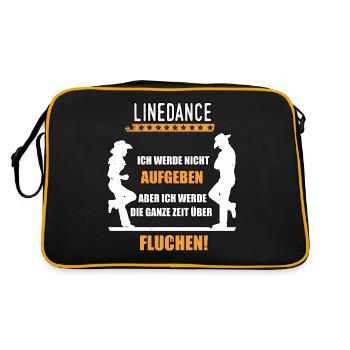 Linedance ne pas abandonner - Sac Retro - noir/or - Dos