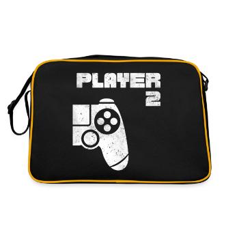 Player 1 Player 2 Gamer Partner Look - Retro Bag - black/gold - Back