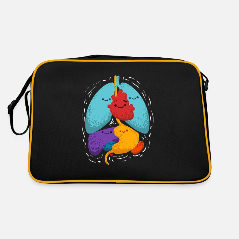 Cadeau d’anatomie des organes internes pour les médecins Sac Retro