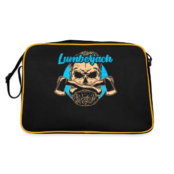 Lumberjack Holzarbeiter Und Holzbearbeitung - Sac Retro - noir/or - Dos