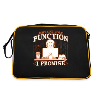 Software developer Computerfreak Programmer - Retro Bag - black/gold - Back