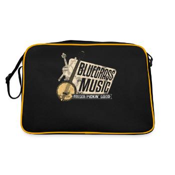 Bluegrass Banjo GuitarS Music - Retro Bag - black/gold - Back