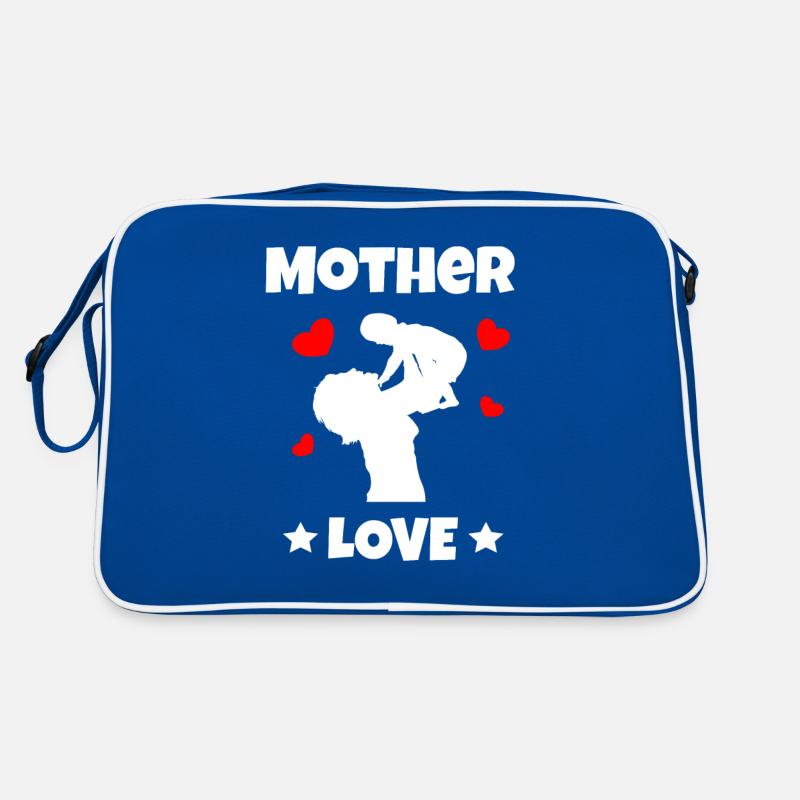Mutter liebe Muttertag baby säugling Retro Tasche