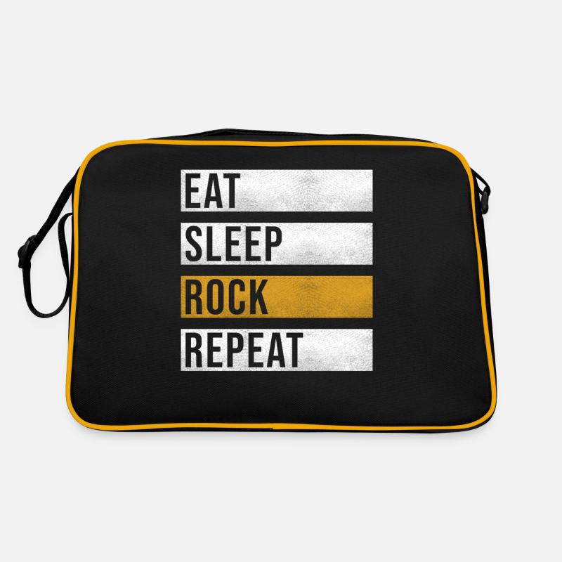 Rock saying funny rocker Retro Bag