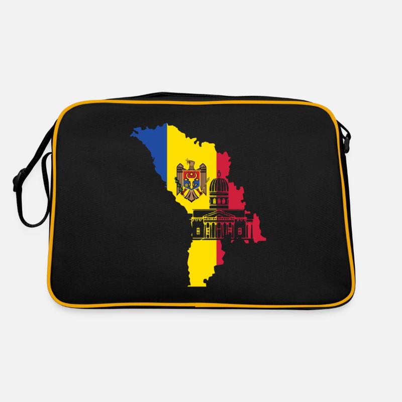 Moldova flag Retro Bag