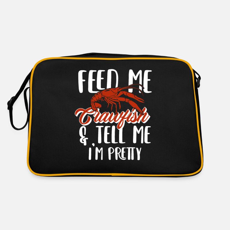 Lustiger Langusten Spruch Languste Retro Tasche