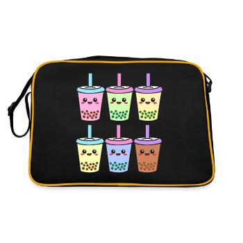 Bubble Thé de Boba Thé - Sac Retro - noir/or - Dos