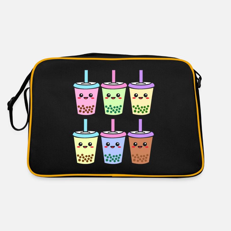 Bubble Thé de Boba Thé Sac Retro
