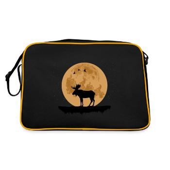 Eline pleine lune EKG SCANDINAVIE Elche - Sac Retro - noir/or - Dos