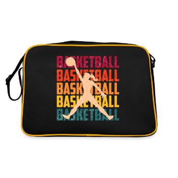 Basket-ball filles - Sac Retro - noir/or - Dos