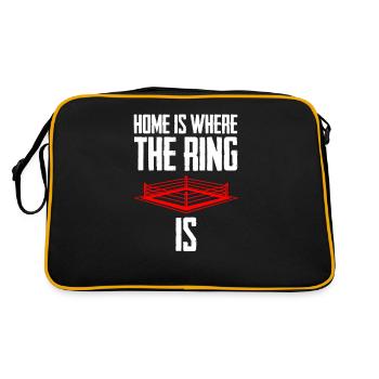 Boxing boxing boxer - Retro Bag - black/gold - Back