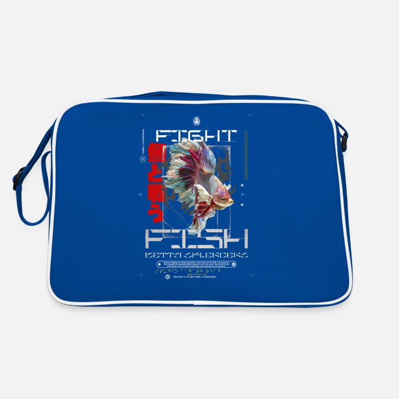 Fight Fish, 2000, Betta Splendens, notoshirt Sac Retro