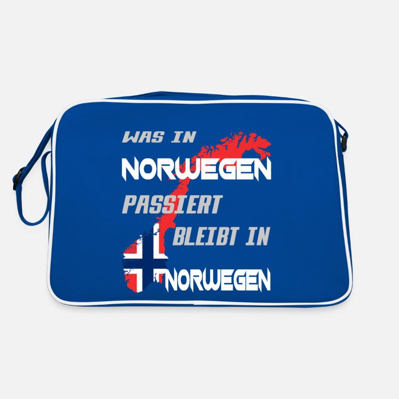 NORWEGEN ANGELN Retro Tasche