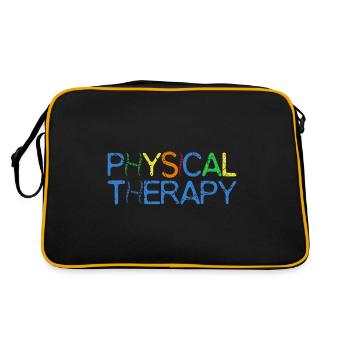 physiotherapist - Retro Bag - black/gold - Back