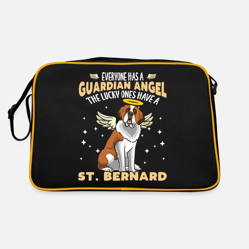 Bernhardiner avec des ailes d’ange Sac Retro