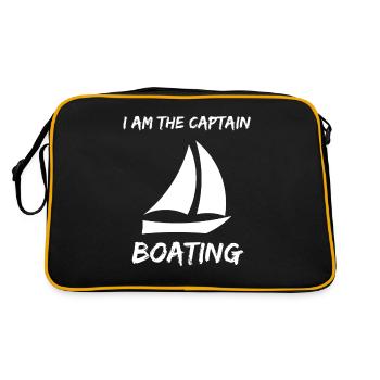 Boot Regatta . Bateau à moteur yacht à moteur . Yacht Voile - Sac Retro - noir/or - Dos