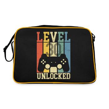 Niveau 30 Déverrouillé - Sac Retro - noir/or - Dos