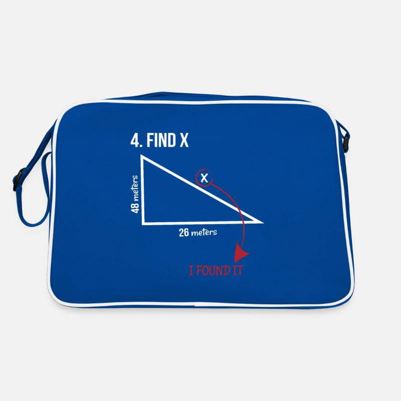 math, math, math teacher, sentence, triangle Retro Bag
