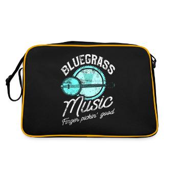 Bluegrass Banjo Guitarist - Retro Bag - black/gold - Back
