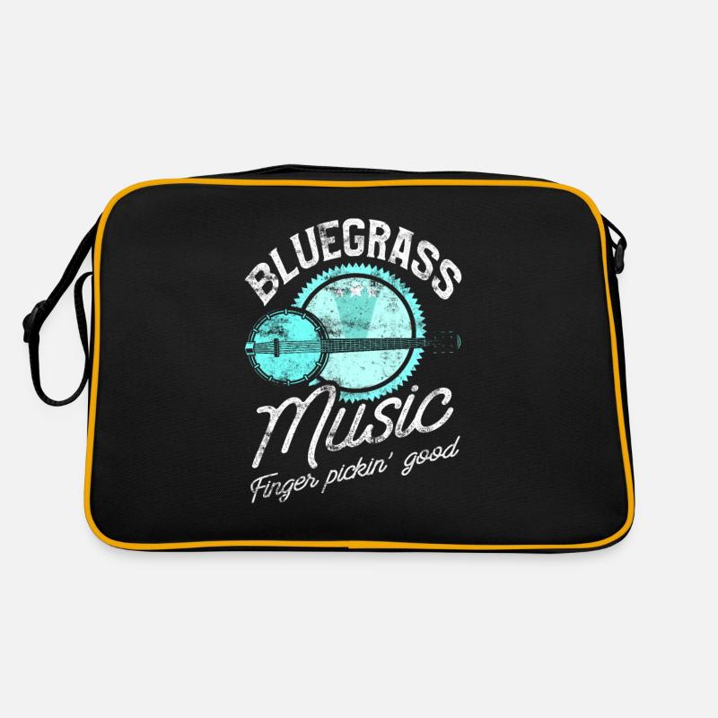 Bluegrass Banjo Guitariste Sac Retro
