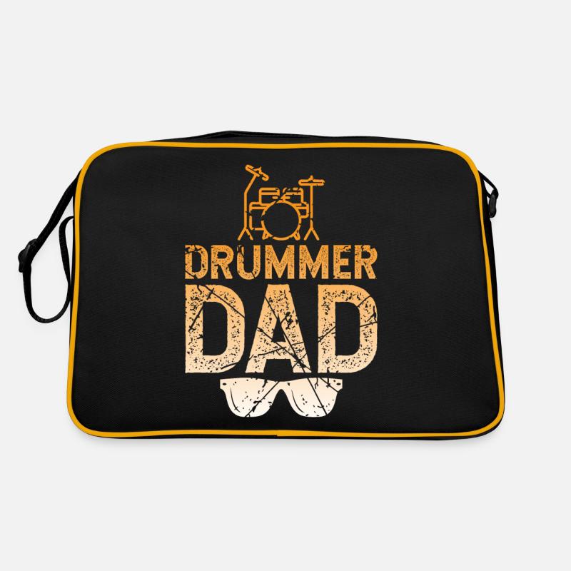 Drummer Dad Drummer Retro Bag